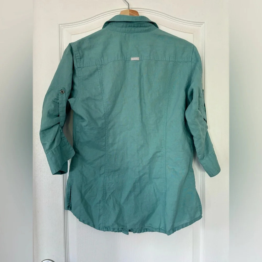 COLUMBIA Linen  Blend Top - Picture 5 of 9